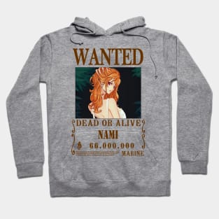 Nami One Piece Wanted Hoodie